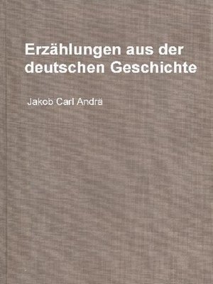 cover image of Erzählungen aus der deutschen Geschichte